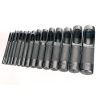Set Profesional de Perforatoare din Oțel Carbon Călit, 15 Bucăți, 2-22 mm, pentru Piele, Cauciuc și Materiale Moi - Model JC1550