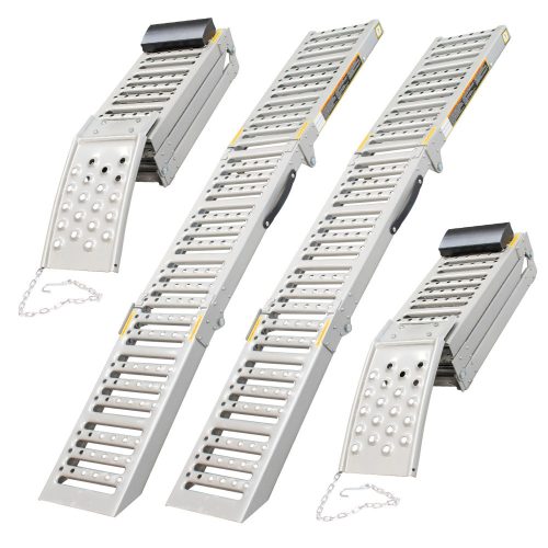 Set Rampă Pliabilă din Oțel 2m, Capacitate Maximă 1600kg, Model SK2667 (1 Pereche)