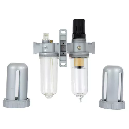 Filtru Aer, Regulator și Lubrificator AFRL804, 1/2", 5 Microni pentru Sisteme Pneumatice