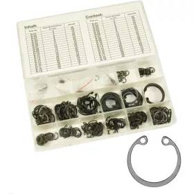   Set Inele Seeger Interne din Oțel de Arc în Cutie de Plastic (300 bucăți) TC Technic SK2406
