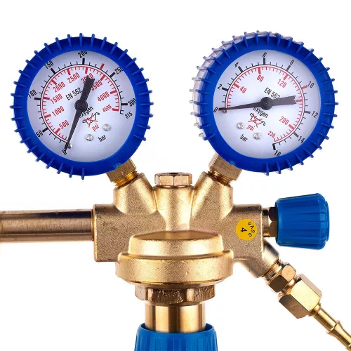 Regulator de Presiune pentru Oxigen, cu Supapă de Siguranță, 0-200 bar, 30 m<sup>3</sup>/h