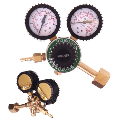 Mini Reductor de Presiune pentru Azot cu Manometru Dublu 16 BAR Technic 2076