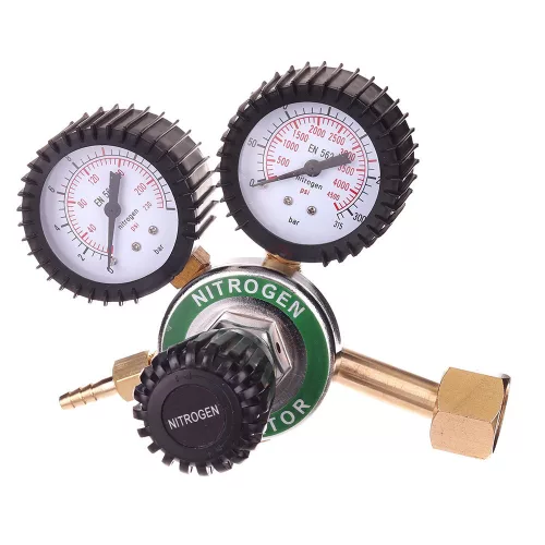 Mini Reductor de Presiune pentru Azot cu Manometru Dublu 16 BAR Technic 2076