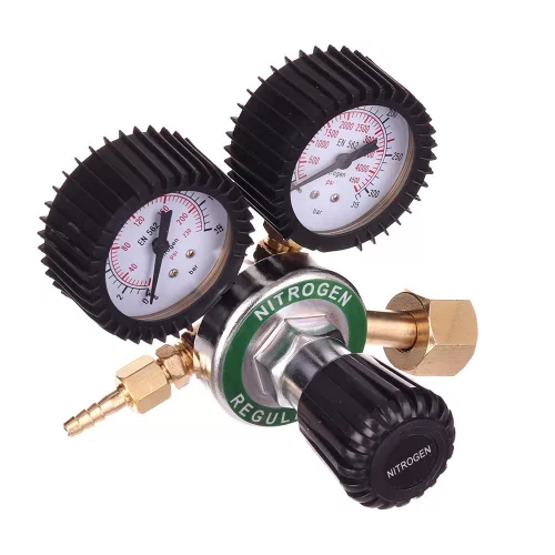 Mini Reductor de Presiune pentru Azot cu Manometru Dublu 16 BAR Technic 2076