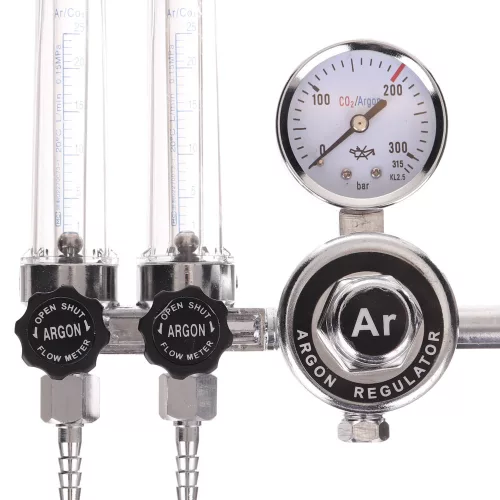 Reductor de Presiune de Top cu Doi Debitmetre pentru Gaze Argon și CO2 - TC Technic ZR-67