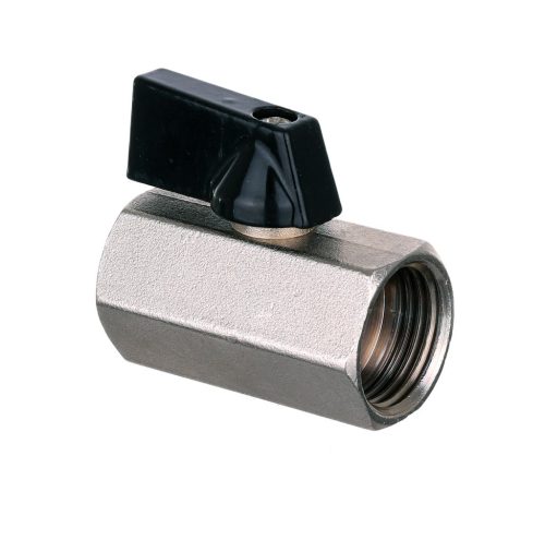 Robinet cu bilă din alamă nichelată pentru aplicații pneumatice și hidraulice, filet interior 1/2", 44 mm, Technic 1/2" WW