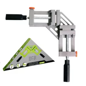   Clește de Sudură Extern la 90° din Aluminiu, Secțiune Maximă 65 mm, Dimensiuni 200 x 200 x 45 mm
