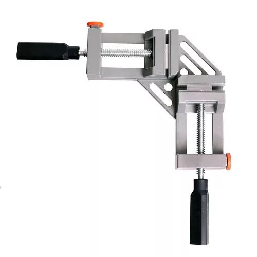 Clește de Sudură Extern la 90° din Aluminiu, Secțiune Maximă 65 mm, Dimensiuni 200 x 200 x 45 mm