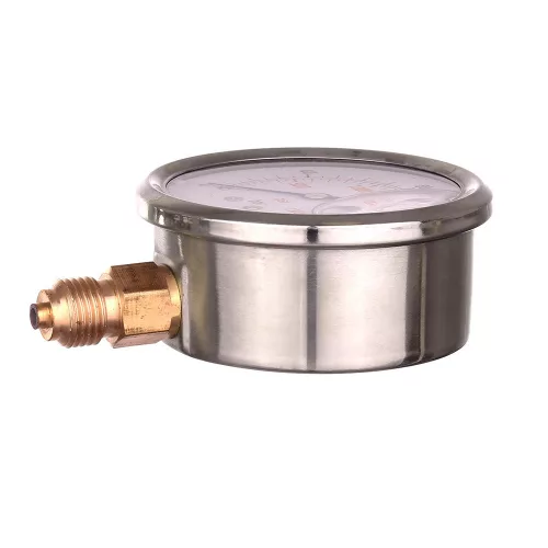Manometru cu Glicerină 0-25 Bar, Conexiune Inferioară 1/4 Inch