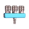 Distribuitor Pneumatic Tridirecțional de Înaltă Calitate cu 3 Conectori Rapizi și 1 Adaptor TC Technic AD0031