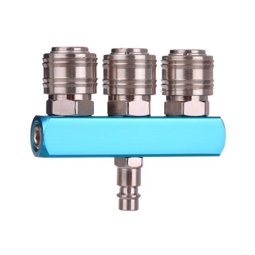 Distribuitor Pneumatic Tridirecțional de Înaltă Calitate cu 3 Conectori Rapizi și 1 Adaptor TC Technic AD0031
