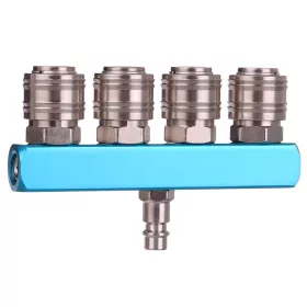   Distribuitor Pneumatic de Înaltă Calitate cu Patru Conectori Rapizi și Un Singur Conector de Intrare