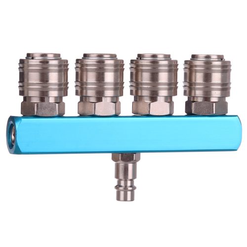 Distribuitor Pneumatic de Înaltă Calitate cu Patru Conectori Rapizi și Un Singur Conector de Intrare