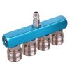 Distribuitor Pneumatic de Înaltă Calitate cu Patru Conectori Rapizi și Un Singur Conector de Intrare
