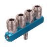Distribuitor Pneumatic de Înaltă Calitate cu Patru Conectori Rapizi și Un Singur Conector de Intrare