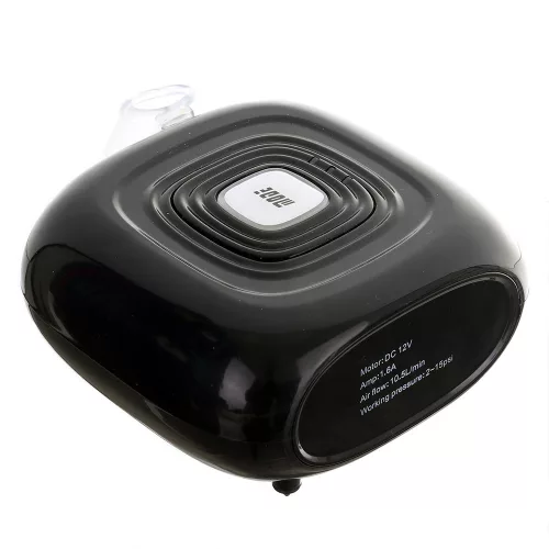 Set Profesional Compresor Aerograf HS08-6 cu Aerograf HS-30, Oprire Automată, 0,3 mm, pentru Studiouri Cosmetice și Modelism