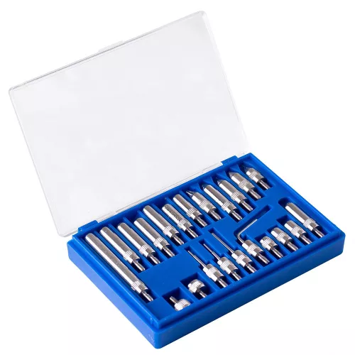 Indicator cu cadran 0,01 mm cu suport magnetic și set de adaptoare