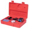 Indicator cu cadran 0,01 mm cu suport magnetic și set de adaptoare