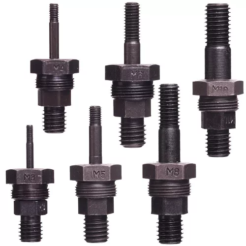 Adaptor Șurubelniță pentru Piulițe Rivetante cu Geantă de Transport TC Technic, Include 6 Capete Interschimbabile (M3, M4, M5, M6, M8, M10)