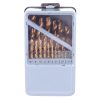 Set de Burghie din Titan cu Suport Metalic TC Technic DR25, Oțel Rapid cu Acoperire de Titaniu-Nitrid, 1-13mm, 25 Piese