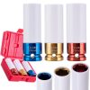 Set Chei Tubulare pentru Jante din Aluminiu, Dimensiuni 17, 19, 21 mm, Conexiune 1/2", Material Crom-Molibden
