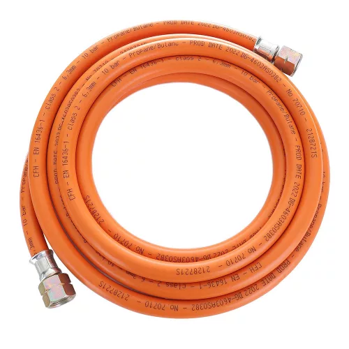 Furtun Propan 3 Metri CFH VS300 cu Conector 3/8" pentru Butelii de Gaz