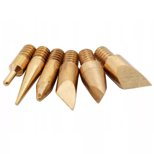 Set de 6 Vârfuri de Scris și Pictat pentru Pirograf Electric CFH, Cod Produs 52250, Compatibil cu Pirograf CFH, Cod Catalog 52245