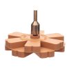 Disc de Cauciuc pentru Îndepărtarea Adezivului cu Dinți Dubli + Adaptor de Montare 6mm TC Technic DN-F1282