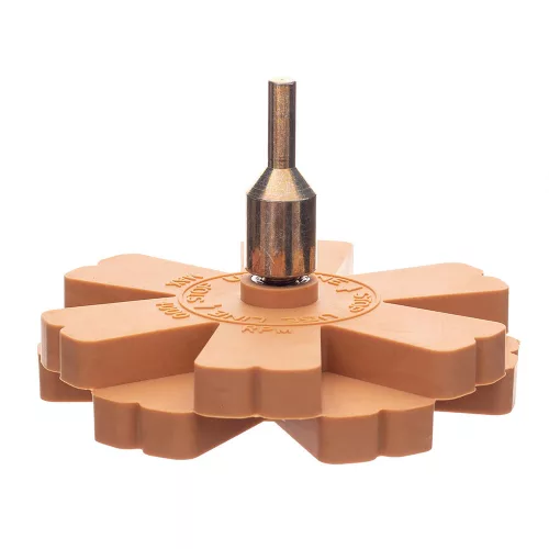 Disc de Cauciuc pentru Îndepărtarea Adezivului cu Dinți Dubli + Adaptor de Montare 6mm TC Technic DN-F1282