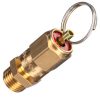 Supapă de Siguranță Compresor 1/4" 8 Bar, Material Alamă, pentru Instalații Pneumatice