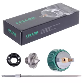   Set Duze Italco Mini Shine Volum Mare Presiune Mică (HVLP) pentru Pistoale de Pulverizare, 0,8 mm