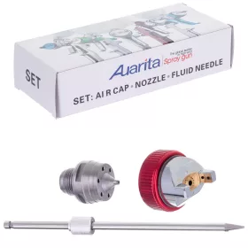   Set Duze 1,3 mm Compatibil Tehnologie Debit Mare și Presiune Mică pentru Pistol de Vopsit Auarita H-887P, Material Metalic