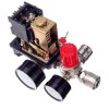 Presostat pentru Compresoare cu Regulator de Presiune și 2 Manometre, 400V, 1/4" Tehnic PL400-2