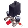 Presostat cu Regulator de Presiune și 2 Manometre 400V 1/2" Tehnic PL-400