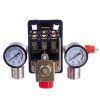 Presostat cu Regulator de Presiune și 2 Manometre 400V 1/2" Tehnic PL-400