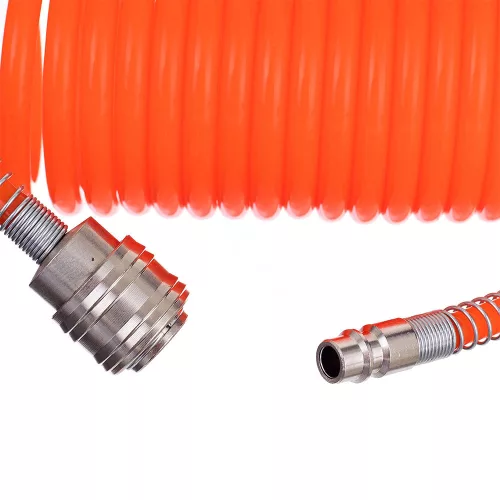 Set Pistol Pneumatic 6 Piese cu Adaptoare de Suflare și Umflare, Compatibil cu Majoritatea Compresoarelor, Furtun 30 cm, Vârfuri de Umflare Incluse