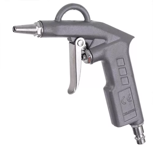 Set Pistol Pneumatic 6 Piese cu Adaptoare de Suflare și Umflare, Compatibil cu Majoritatea Compresoarelor, Furtun 30 cm, Vârfuri de Umflare Incluse