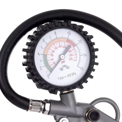 Set Pistol Pneumatic 6 Piese cu Adaptoare de Suflare și Umflare, Compatibil cu Majoritatea Compresoarelor, Furtun 30 cm, Vârfuri de Umflare Incluse