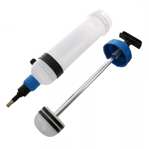 Seringă pentru Extracția Benzinei și Uleiului Diesel, Capacitate 1,5 Litri, Compatibilă cu Conectori PSA, Opel, Vauxhall - TC Technic F1208