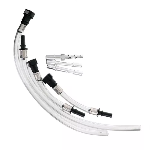 Seringă pentru Extracția Benzinei și Uleiului Diesel, Capacitate 1,5 Litri, Compatibilă cu Conectori PSA, Opel, Vauxhall - TC Technic F1208
