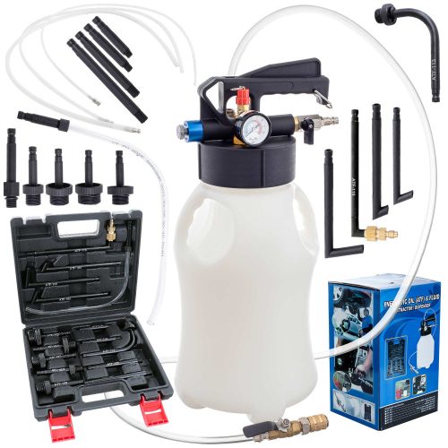 Pompă Pneumatică pentru Schimb Ulei Cutie de Viteze Automată, cu Adaptoare Specifice Vehiculelor, Capacitate 6 Litri - TC Technic DN-G1127