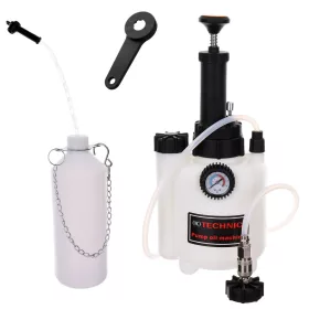   Dispozitiv de schimbare și aerisire a lichidului de frână TC Technic G1091 cu rezervor de 3 litri și adaptor universal de 42 mm