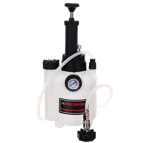 Dispozitiv de schimbare și aerisire a lichidului de frână TC Technic G1091 cu rezervor de 3 litri și adaptor universal de 42 mm