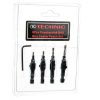 Set Burghie cu Înecare și Conector Bit pentru Găuri de 6-12 mm (4 piese) TC Technic F1286
