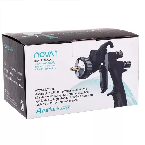 Profesional Pistol de Pulverizare Auarita Nova 1 Volum Mare Presiune Joasă 1.4 mm cu Furtun de 600 ml