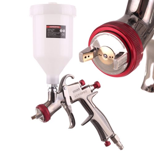 Pistol de Pulverizare Profesional Aeropro R500 LVLP cu Duza de 2,0 mm pentru Compresoare Mici