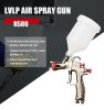 Pistol de Pulverizare Profesional Aeropro R500 LVLP cu Duza de 2,0 mm pentru Compresoare Mici