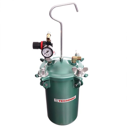 Set de Pictură Profesional cu Pistol de Vopsit și 2 Duze, Acoperire Teflon, Rezervor 4 Litri - PT25-77