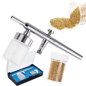   Airbrush Profesional Fengda BD-182T pentru Vopsele cu Sclipici, Duza 4 mm
