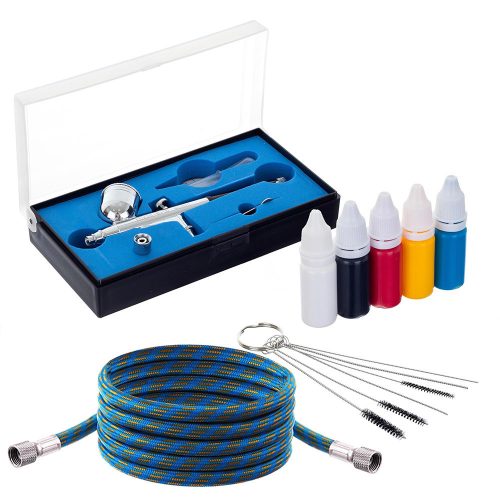 Pachet Precizie Airbrush pentru Saloane de Înfrumusețare, Tatuaje și Modelism - Compresor Fără Ulei cu Funcționare Continuă și Termostat